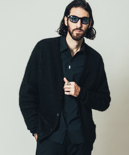 CRIMIE(クライミー)の「MOHAIR KNIT CARDIGAN / モヘア ニット カーディガン(カーディガン/ボレロ・メンズ・ブラック/ライトグレー/グリーン・M/L/XXL/S/XL)」の15枚目の写真
