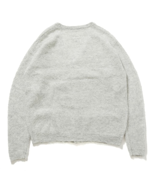 CRIMIE(クライミー)の「MOHAIR KNIT CARDIGAN / モヘア ニット カーディガン(カーディガン/ボレロ・メンズ・ブラック/ライトグレー/グリーン・M/L/XXL/S/XL)」の5枚目の写真