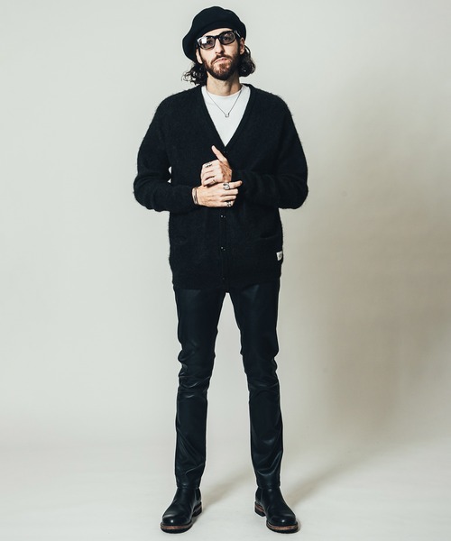 CRIMIE(クライミー)の「MOHAIR KNIT CARDIGAN / モヘア ニット カーディガン(カーディガン/ボレロ・メンズ・ブラック/ライトグレー/グリーン・M/L/XXL/S/XL)」の22枚目の写真