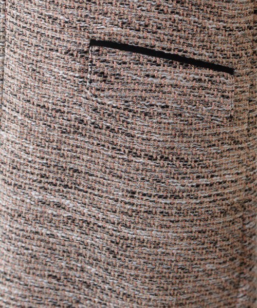 M.deux（エムドゥ）の「ツイードジャンパースカート（ジャンパースカート・レディース・ブルー/ピンク・MEDIUM）」の5枚目の写真