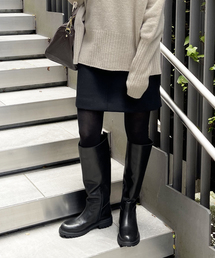 Spick & Span | ウールメルトンミニスカート(スカート)