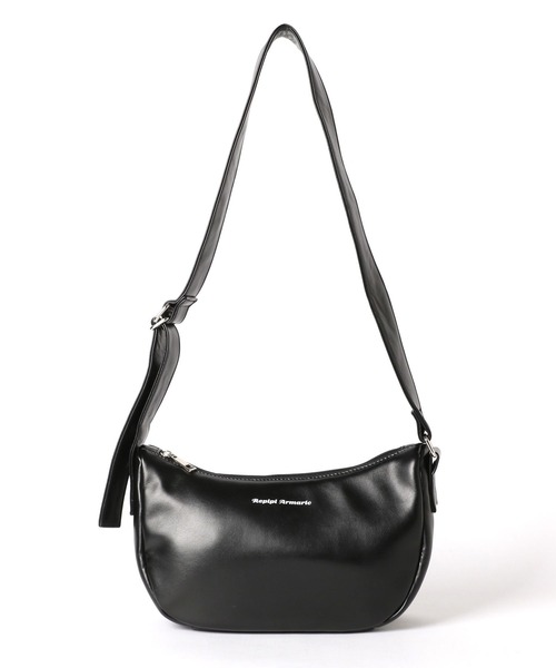 repipi armario（レピピ アルマリオ）の「PUラウンドショルダー（ショルダーバッグ・キッズ・グレー/ブラック/ホワイト・FREE）」の4枚目の写真