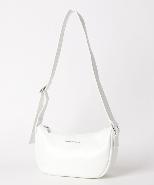 repipi armario（レピピ アルマリオ）の「PUラウンドショルダー（ショルダーバッグ・キッズ・グレー/ブラック/ホワイト・FREE）」の18枚目の写真