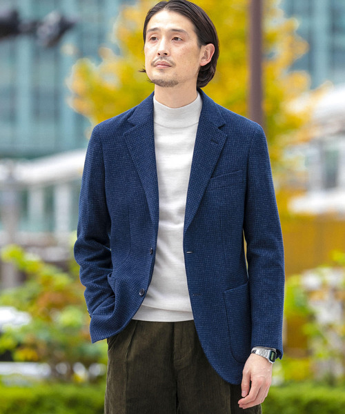 URBAN RESEARCH DOORS(アーバンリサーチドアーズ)の「LIFE STYLE TAILOR NOVALAN ツイードジャケット(スーツジャケット・メンズ・ブルー系その他/グレー系その他・44/46/48/50)」の10枚目の写真