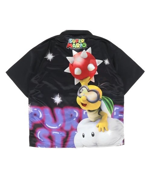 NUBIAN(ヌビアン)の「【PURPLE STAIN】MARIO PRINT SHIRTS NUBIAN(ヌビアン)の「【PURPLE STAIN】MARIO PRINT SHIRTS