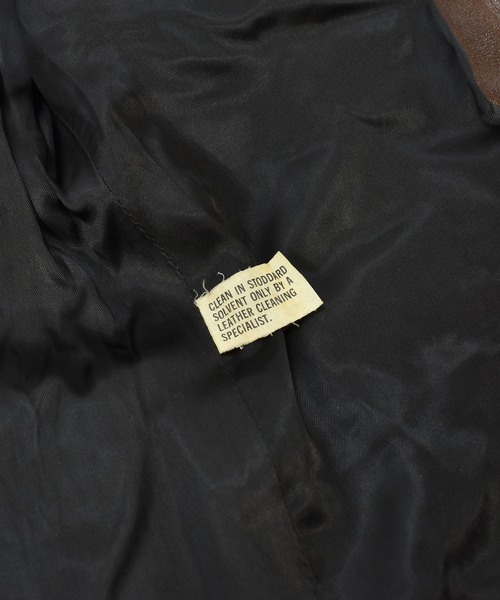 VINTAGE(ヴィンテージ)の「【ヴィンテージ古着】60s REED sports wear レザーテーラードジャケット(テーラードジャケット・メンズ・ブラウン・LARGE)」の3枚目の写真