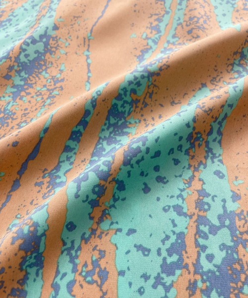 ＪＵＧＬＡＮＳ（ユグランス）の「☆ 女性らしさ際立つ。ニュアンス柄フリル襟リボンブラウス　U1760（シャツ/ブラウス・レディース・オフホワイト/オレンジ・FREE）」の6枚目の写真