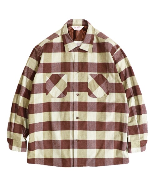 C.E.L.STORE（セルストア）の「DAN RIVER/ダンリバー CHECK BOX SHIRTS チェックボックスシャツユニセックス（シャツ/ブラウス・メンズ・ブラウン/ピンク・MEDIUM/LARGE）」の8枚目の写真