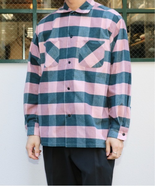 C.E.L.STORE（セルストア）の「DAN RIVER/ダンリバー CHECK BOX SHIRTS チェックボックスシャツユニセックス（シャツ/ブラウス・メンズ・ブラウン/ピンク・MEDIUM/LARGE）」の14枚目の写真