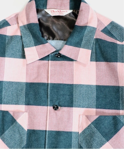 C.E.L.STORE（セルストア）の「DAN RIVER/ダンリバー CHECK BOX SHIRTS チェックボックスシャツユニセックス（シャツ/ブラウス・メンズ・ブラウン/ピンク・MEDIUM/LARGE）」の16枚目の写真