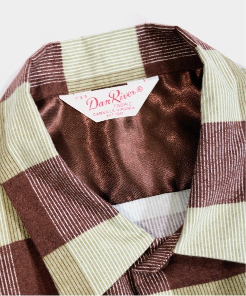 C.E.L.STORE（セルストア）の「DAN RIVER/ダンリバー CHECK BOX SHIRTS チェックボックスシャツユニセックス（シャツ/ブラウス・メンズ・ブラウン/ピンク・MEDIUM/LARGE）」の9枚目の写真