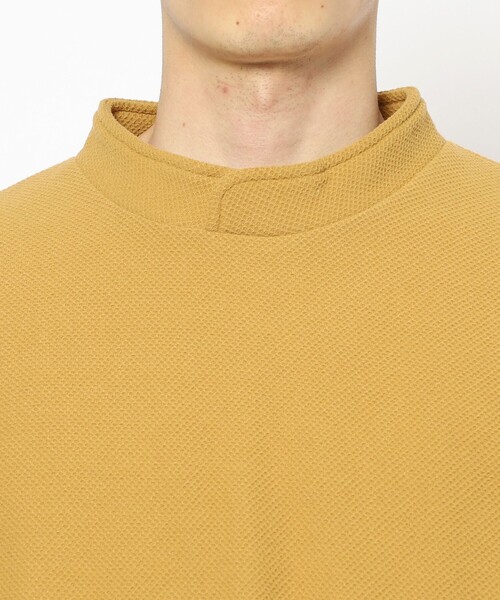 coen（コーエン）の「ドビーフリーススタンドカラープルオーバースウェット（スウェット・メンズ・ブラック/マスタード/ダークグリーン・S/M/L/XL）」の21枚目の写真