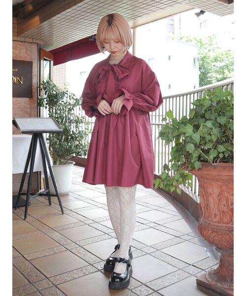 merry jenny（メリージェニー）の「タイリボンミニワンピース