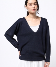 【goocy】深VユルKnitプルオーバー