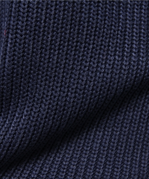 OUTLET（アウトレット）の「【goocy】深VユルKnitプルオーバー（ニット/セーター・レディース・ネイビー/ピンク・FREE）」の4枚目の写真