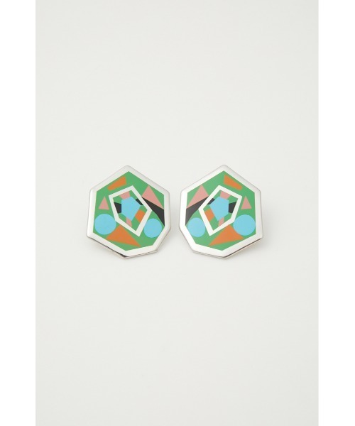 SLY(スライ)の「GEOMETRIC PAINT EARRING ジオメトリック ペイント イヤリング(イヤリング・レディース・シルバー/ゴールド・FREE)」の11枚目の写真