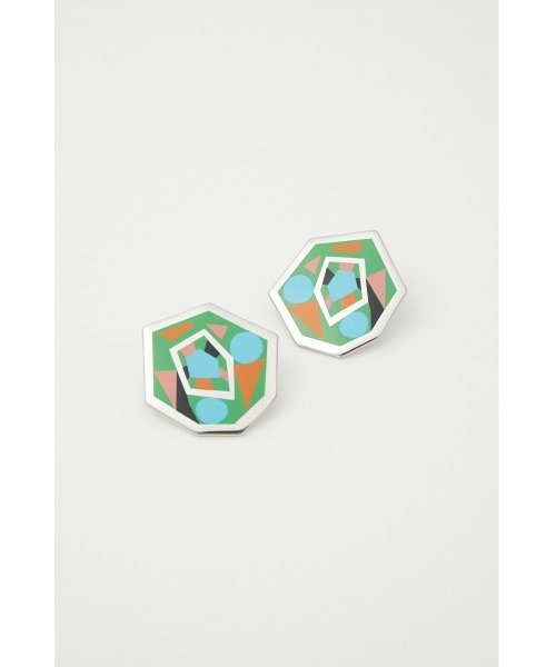 SLY(スライ)の「GEOMETRIC PAINT EARRING ジオメトリック ペイント イヤリング(イヤリング・レディース・シルバー/ゴールド・FREE)」の18枚目の写真
