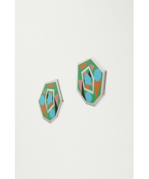 SLY(スライ)の「GEOMETRIC PAINT EARRING ジオメトリック ペイント イヤリング(イヤリング・レディース・シルバー/ゴールド・FREE)」の17枚目の写真