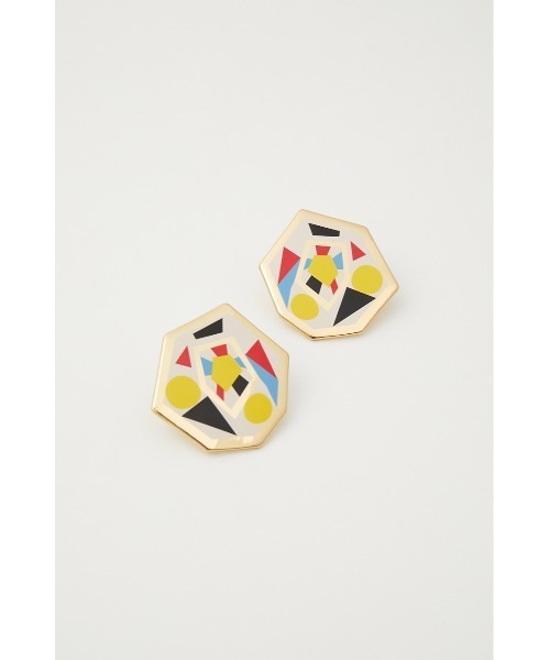 SLY(スライ)の「GEOMETRIC PAINT EARRING ジオメトリック ペイント イヤリング(イヤリング・レディース・シルバー/ゴールド・FREE)」の14枚目の写真