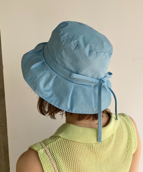 Casselini（キャセリーニ）の「Casselini(キャセリーニ)リボンハット（ハット・レディース・ブラック/ブラウン/グリーン/サックスブルー/オレンジ・FREE）」の21枚目の写真