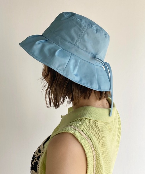 Casselini（キャセリーニ）の「Casselini(キャセリーニ)リボンハット（ハット・レディース・ブラック/ブラウン/グリーン/サックスブルー/オレンジ・FREE）」の13枚目の写真