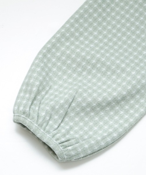 flower（フラワー）の「パーリーチェックトップ（カーディガン/ボレロ・レディース・ベージュ/カーキ・FREE）」の12枚目の写真