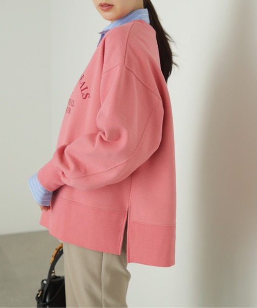 FREE'S MART（フリーズマート）の「◆ロゴ刺繍ビッグスウェット（スウェット・レディース・ネイビー/ピンク/ホワイト・FREE）」の15枚目の写真