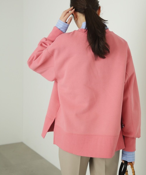 FREE'S MART（フリーズマート）の「◆ロゴ刺繍ビッグスウェット（スウェット・レディース・ネイビー/ピンク/ホワイト・FREE）」の16枚目の写真