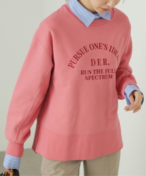 FREE'S MART（フリーズマート）の「◆ロゴ刺繍ビッグスウェット（スウェット・レディース・ネイビー/ピンク/ホワイト・FREE）」の17枚目の写真