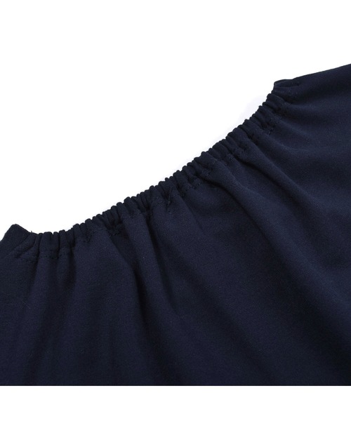 BeBe(ベベ)の「BeBe/ポンチ ギンガム チェック ドッキング ワンピース (90~150cm)(ワンピース・キッズ・ブルー系その他・140/90/120/150/110/100/130)」の3枚目の写真