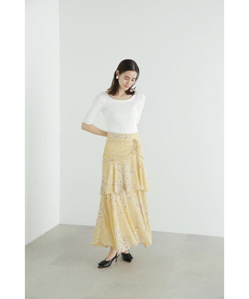 JILL STUART（ジルスチュアート）の「◆カラーベーシックリブトップス（ニット/セーター・レディース・ホワイト/ブラック/レッド/イエロー・FREE）」の6枚目の写真