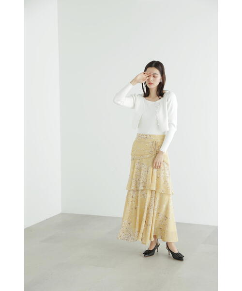 JILL STUART（ジルスチュアート）の「◆カラーベーシックリブトップス（ニット/セーター・レディース・ホワイト/ブラック/レッド/イエロー・FREE）」の7枚目の写真