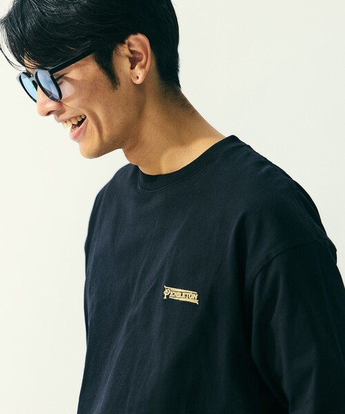 PENDLETON（ペンドルトン）の「PENDLETON/ペンドルトン 別注 バックプリントTシャツ/SP PNDLTN BACKPRINT TEE S/S（Tシャツ/カットソー・メンズ・ライトグレー/ブラック/オフホワイト/ベージュ/マスタード/グリーン・LARGE/MEDIUM/SMALL）」の12枚目の写真