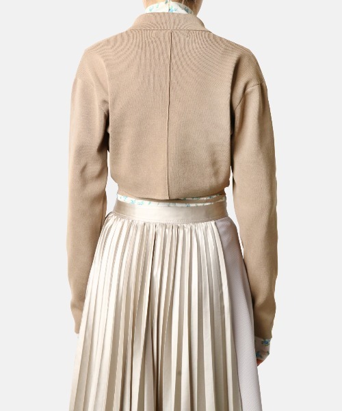 LE CIEL BLEU（ルシェルブルー）の「テーラードニットトップ  