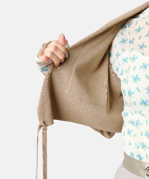 LE CIEL BLEU（ルシェルブルー）の「テーラードニットトップ  