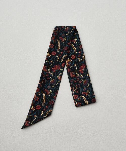 tk.TAKEO KIKUCHI（ティーケータケオキクチ）の「◆柄スカーフ（バンダナ/スカーフ・メンズ・ブラック系3/ダークブラウン系3/ネイビー系3/イエロー系9/ベージュ系3・00）」の2枚目の写真