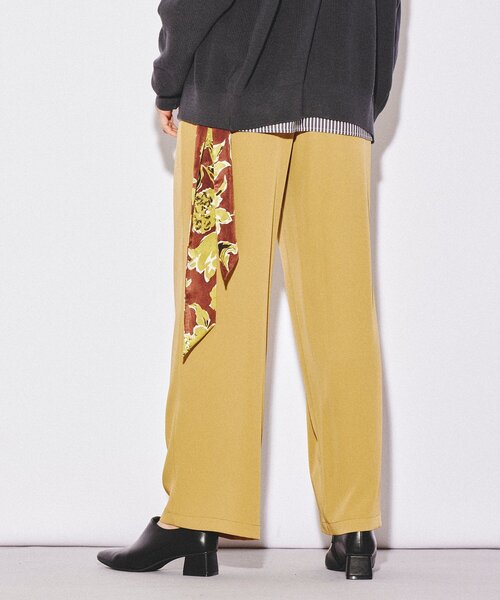 tk.TAKEO KIKUCHI（ティーケータケオキクチ）の「◆柄スカーフ（バンダナ/スカーフ・メンズ・ブラック系3/ダークブラウン系3/ネイビー系3/イエロー系9/ベージュ系3・00）」の14枚目の写真