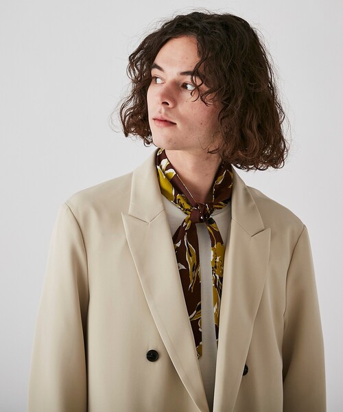 tk.TAKEO KIKUCHI（ティーケータケオキクチ）の「◆柄スカーフ（バンダナ/スカーフ・メンズ・ブラック系3/ダークブラウン系3/ネイビー系3/イエロー系9/ベージュ系3・00）」の22枚目の写真