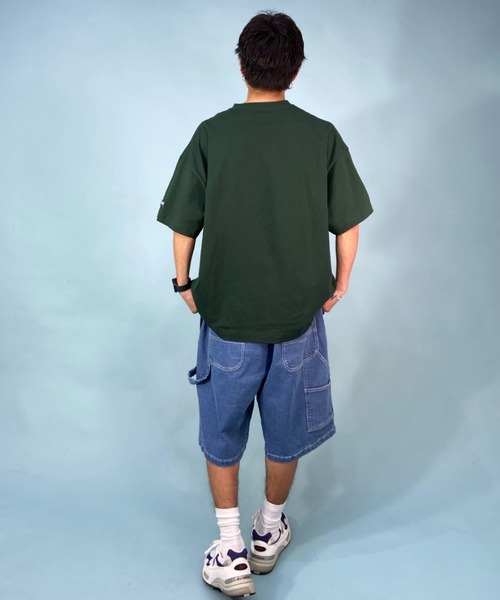 DC（ディーシー）の「DC/ディーシー  オーバーサイズ ポケットTシャツ/ワンポイント ドロップショルダー クルーネックTシャツ/DST231042（Tシャツ/カットソー・メンズ・グリーン/ホワイト/ブラック・M/L/2XL/XL）」の21枚目の写真