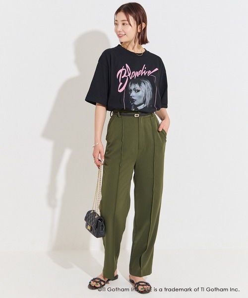 LAVEANGE（ラビアンジェ）の「スクエアバックル レザーベルト[牛革/大きいサイズ対応]（ベルト・レディース・ブラック/キャメル・02/01）」の12枚目の写真