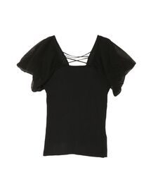 LAGUNAMOON | バルーンスリーブレースアップニットプルオーバー(ニット/セーター)