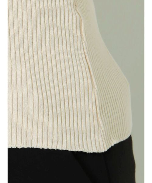 LAGUNAMOON（ラグナムーン）の「バルーンスリーブレースアップニットプルオーバー（ニット/セーター・レディース・ブラック/ホワイト/ネイビー・FREE）」の14枚目の写真