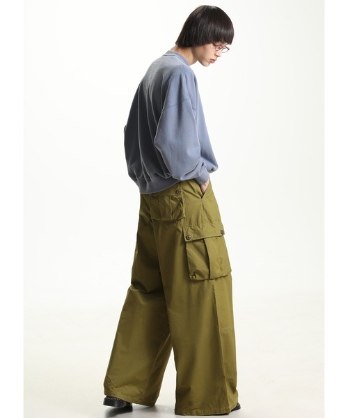 MASONPRINCE(メイソンプリンス)の「ヴィンテージ加工 ロゴ刺繍スウェット WY6205【MASONPRINCE】(スウェット・メンズ・ライトブルー/グレー・M/L/S)」の3枚目の写真