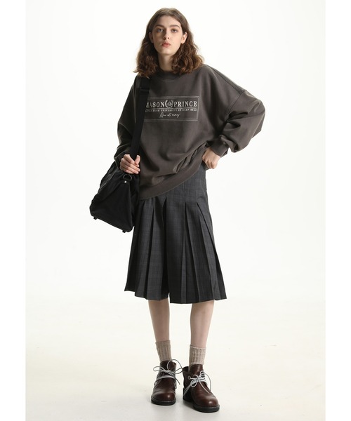 MASONPRINCE(メイソンプリンス)の「ヴィンテージ加工 ロゴ刺繍スウェット WY6205【MASONPRINCE】(スウェット・メンズ・ライトブルー/グレー・M/L/S)」の11枚目の写真