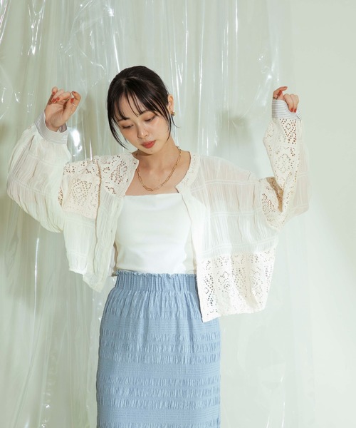 Eimee Law(エイミーロウ)の「ペーパーMIXヤーンニットベスト Eimee Law(エイミーロウ)の「ペーパーMIXヤーンニットベスト
