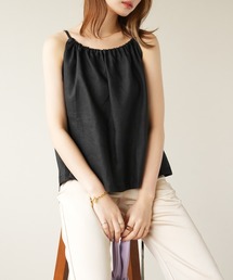 IAMUSE | リネンドロートップス S0935【IAMUSE】(キャミソール)