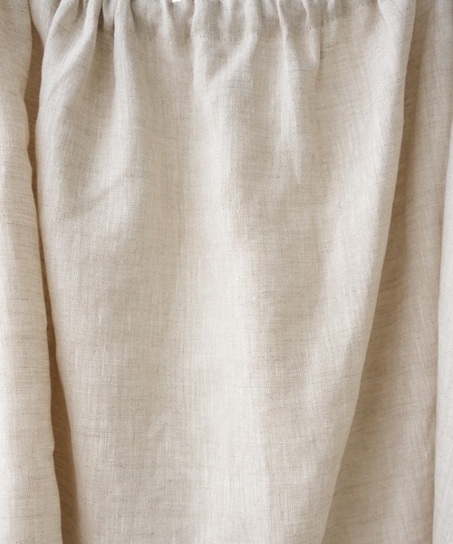 IAMUSE（アイアミューズ）の「リネンドロートップス S0935【IAMUSE】（キャミソール・レディース・ブラック/ベージュ・FREE）」の9枚目の写真