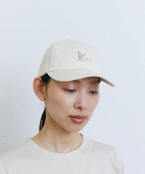 LOISIR（ロワズィール）の「サーフィンCATキャップ（キャップ・レディース・ブラック/アイボリー・FREE）」の3枚目の写真