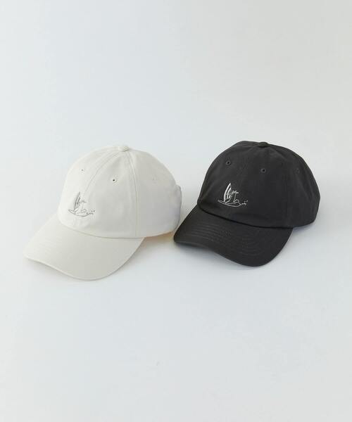 LOISIR（ロワズィール）の「サーフィンCATキャップ（キャップ・レディース・ブラック/アイボリー・FREE）」の7枚目の写真