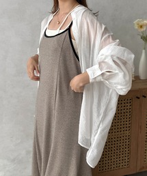 【apres jour clair】袖ボリュームシアーシャツ【ZOZOTOWN限定アイテム】